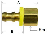 PO Rigid Female Adapter Diagram